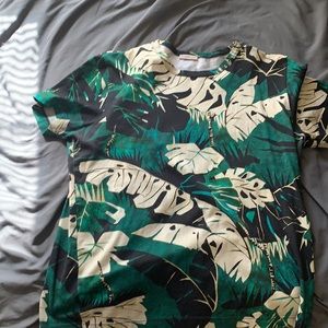 Men’s moncler flower shirt (rare )  Authentic